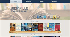 Desktop Screenshot of bienvillelibrary.org